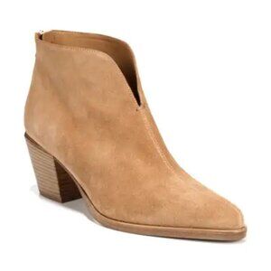 Vince Havana Notch Bootie - Size 6M, Roasted Cashew Suede